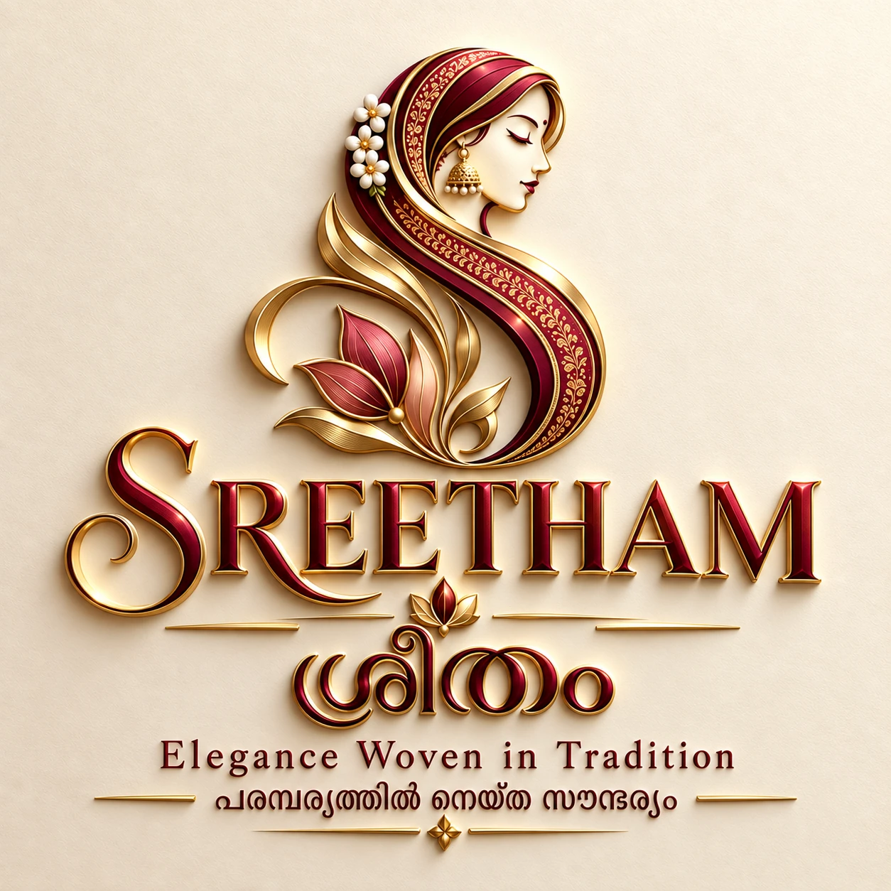 Sreetham brand logo — Elegance Woven in Tradition